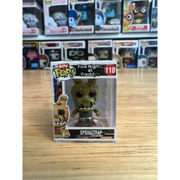 HYPER RARE CHASE BITTY Springtrap Five Nights Freddy's Funko Pop 110 5NAF Horror - Picture 1 of 6